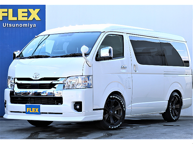 【新車】ハイエースワゴンGLロング　ミドルルーフ内装架装Ver2フルフラット可能車両！！ようやく完成