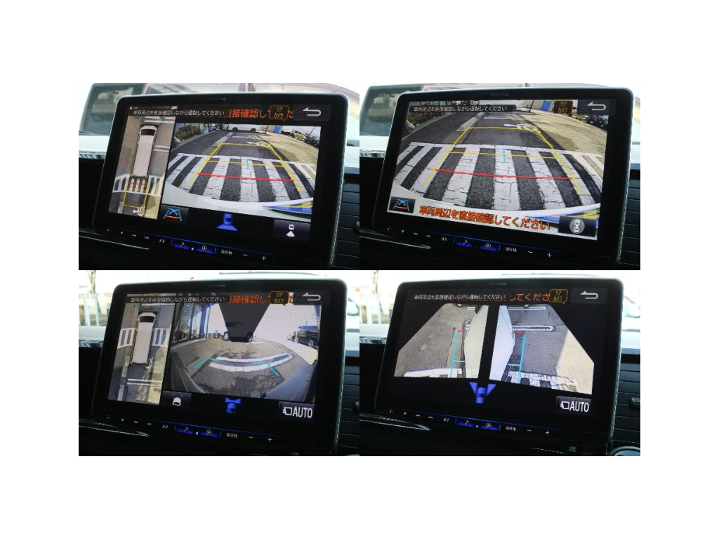 パノラミックビューモニター機能で運転席から周囲の視界も確認ができますね！