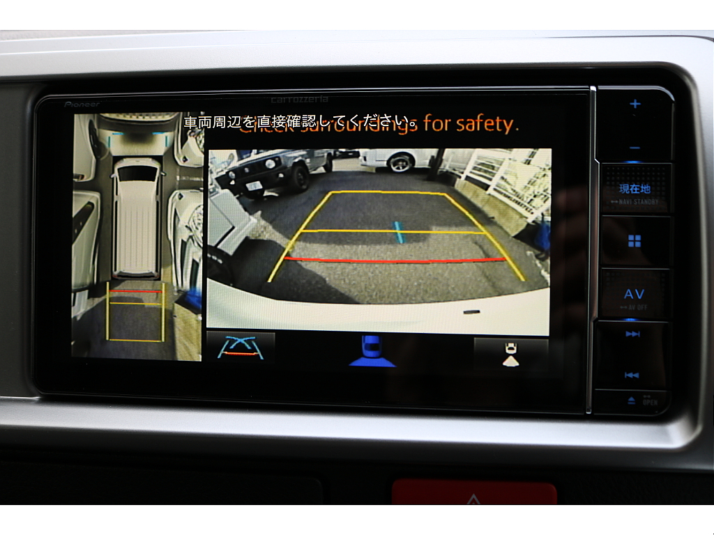 バックカメラとナビ連動施工済みとなっております！