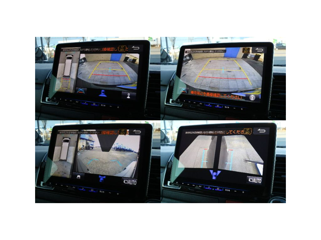 パノラミックビューモニター機能で周囲の視界もしっかり確保されております！