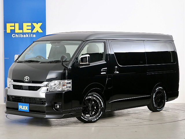 新車未登録　ハイエースワゴンＧＬ　ファインテックツアラー　ガソリン２ＷＤ　カスタムＰＫＧ！