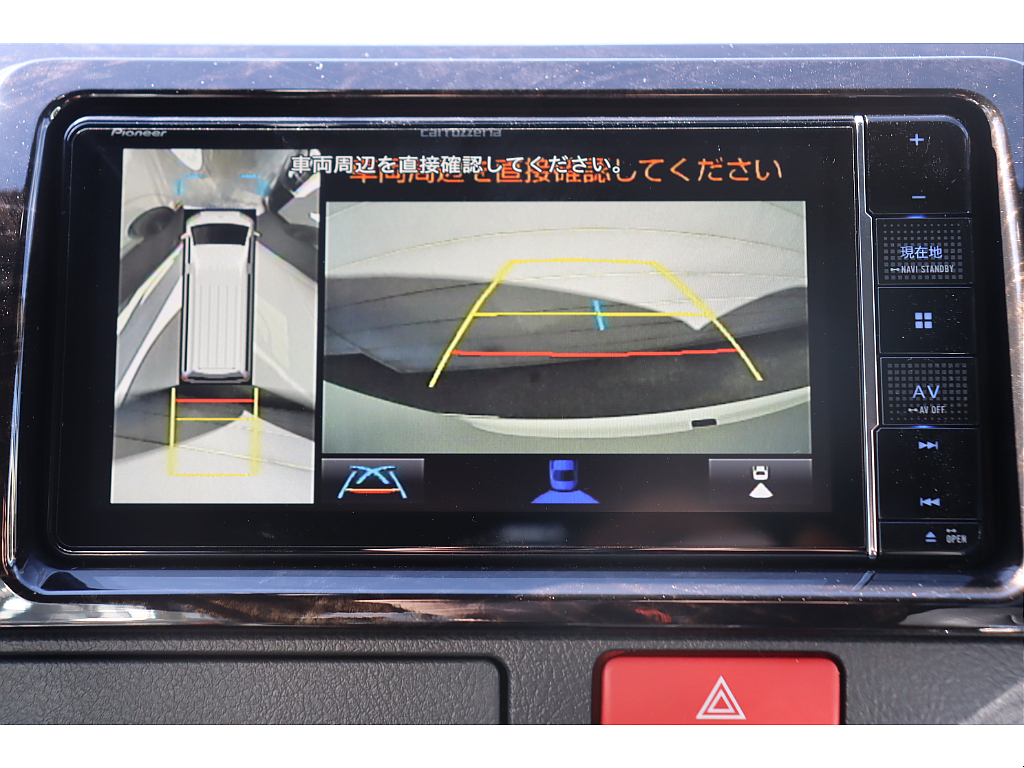 フルセグナビ/フリップダウンモニター/ＨＤＭＩ端子　エンジンを止めてもナビが使用可能な切り替えスイッチも装着済み♪