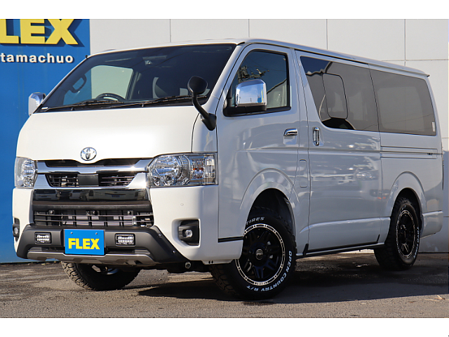 新車ハイエースＶスーパーＧＬダークプライムⅡ2800クリーンディーゼル４ＷＤ　Ｖｅｒ４/エレコ1500Ｗサヴバッテリー