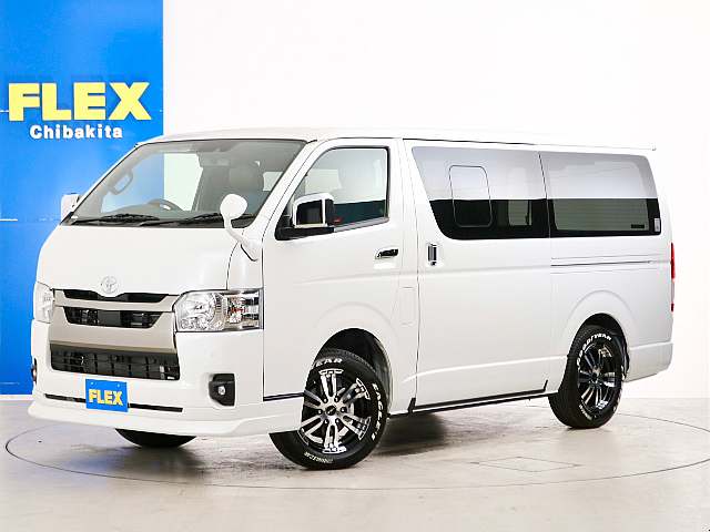 新車未登録　ハイエースバン　Ｓ－ＧＬ　ＤＰⅡ　ＤＴ４ＷＤ　ＦＬＥＸオリジナル内装アレンジ【Ｖｅｒ４　ＤＥＮＩＭ　エレコ】！