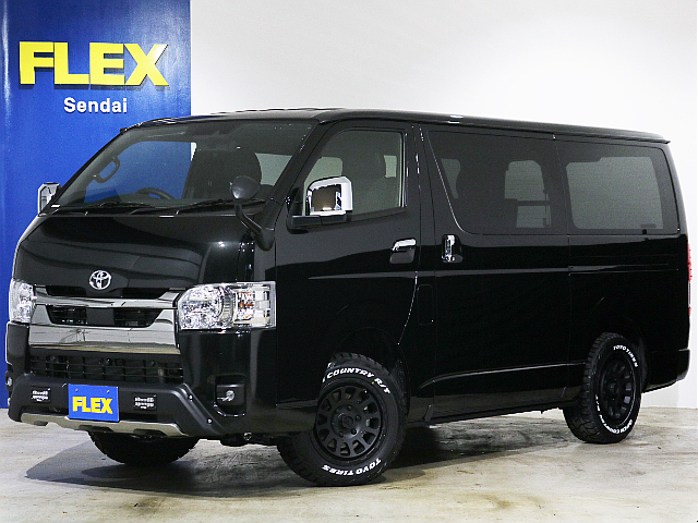 ★新車　ハイエースV　S-GL　ダークプライムⅡ　ディーゼル　４WD【オリジナルベッドキットタイプ2＆オフロードカスタム】★