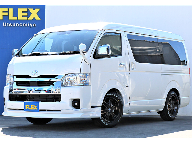 【新車】ハイエースワゴン2.7GLロング　ミドルルーフ内装架装Ver1！