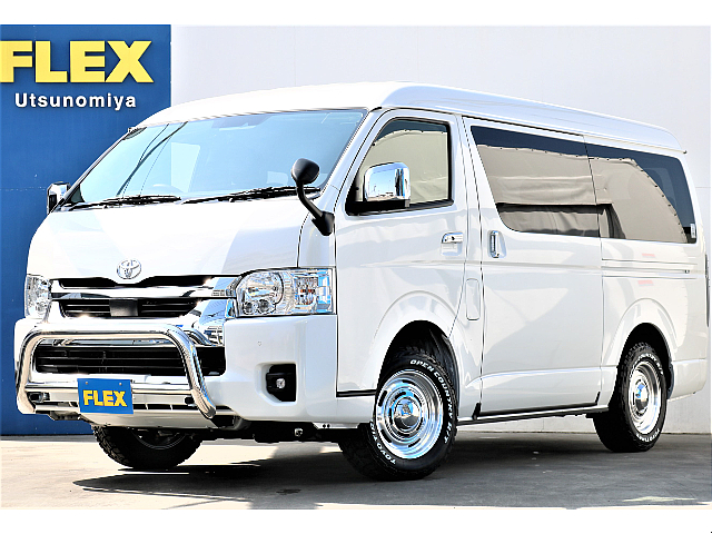 【新車】ハイエースワゴンGLロング　ミドルルーフ　４WD　オリジナル内装架装リラクシング！！