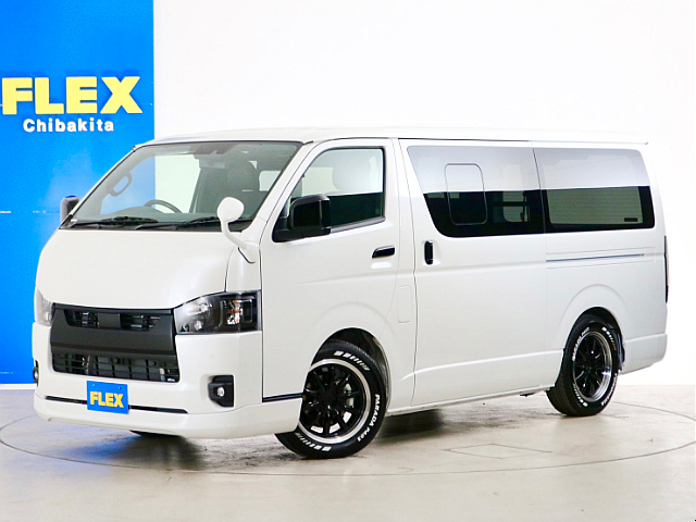 新車未登録　ハイエースバン　Ｓ－ＧＬ　ＤＰⅡ　ガソリン２ＷＤ　カスタムＰＫＧ！