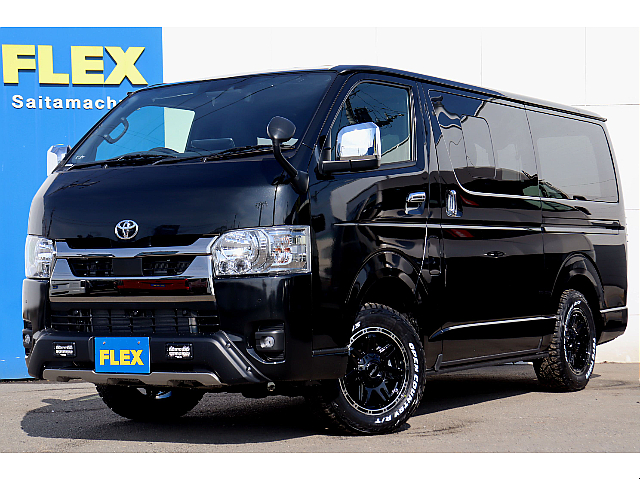 新車ハイエースＶスーパーＧＬ　ダークプライムⅡ　2800クリーンディーゼル４ＷＤ　床張り施工/ＢＩＧ－Ｘ11インチナビ