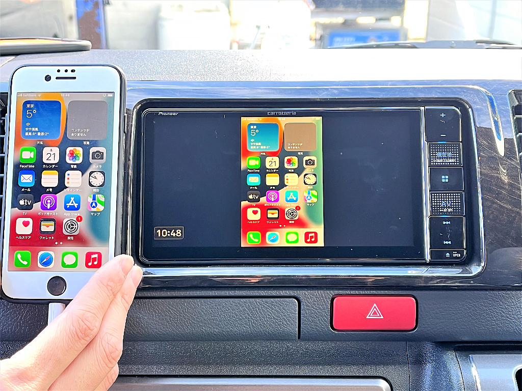 ご好評のスマホミラーリング接続ＯＫです！
