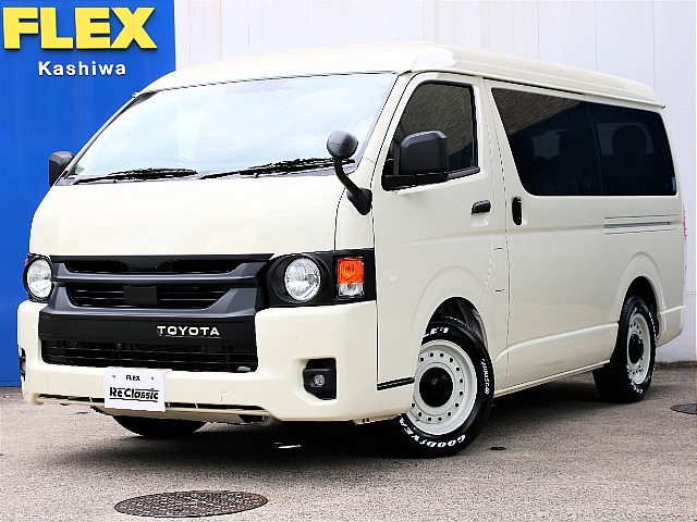 新車ハイエースワゴン　GL　丸目フェイス　Re Classic　内装アレンジVER1　アルパインドラレコパッケージ入庫致しました！