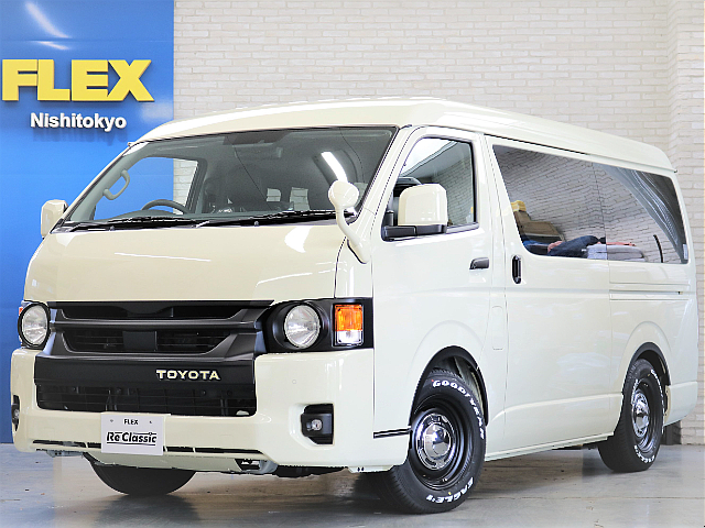 新車ハイエースワゴンＧＬ特設ライトイエローＶｅｒ１ツインナビパッケージＲＥクラシックフロントフェイス完成致しました！！店頭在庫車、即納車もご対応可能！！