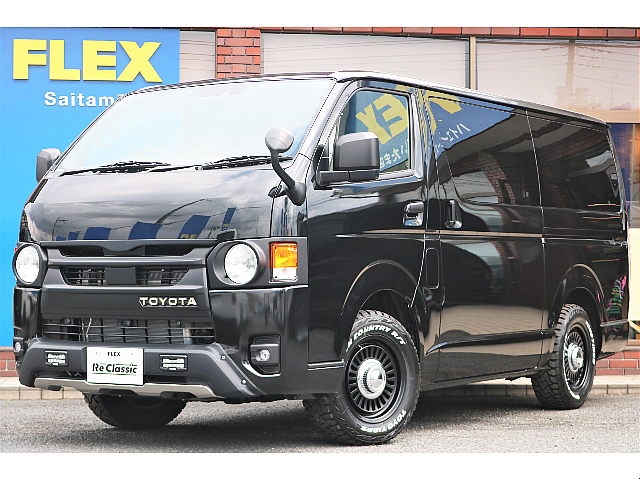 新車ダークプライムⅡガソリン２ＷＤ！またまた完成Re Classicフェイス！フロア床張り施工済みです☆