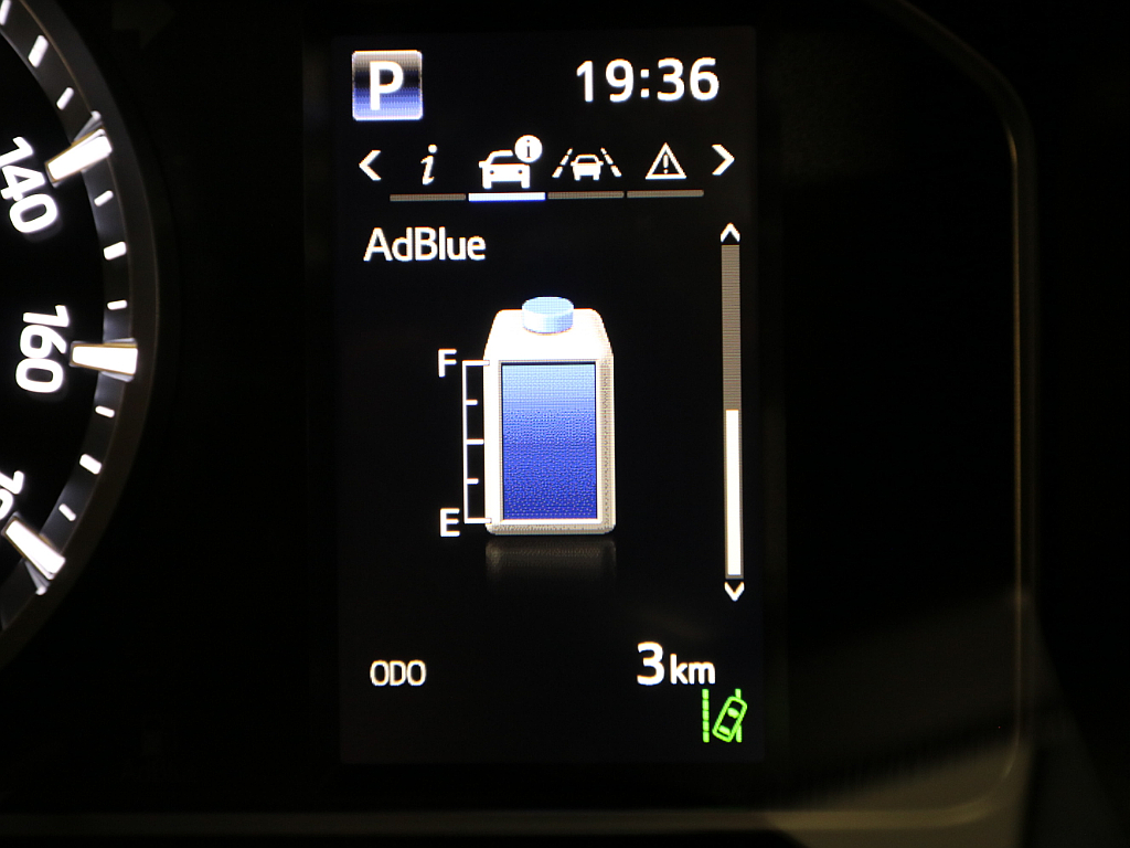 アドブルー残量表記機能も付いてます！
