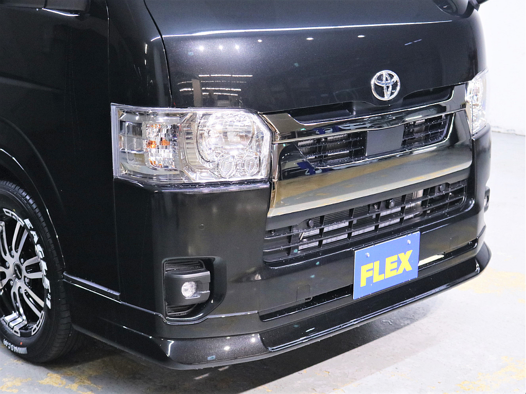 FLEX【DelfinoLine】フロントリップスポイラー装着！ トヨタセーフティーセンス・インテリジェントクリアランスソナー・純正LEDフォグランプ搭載！