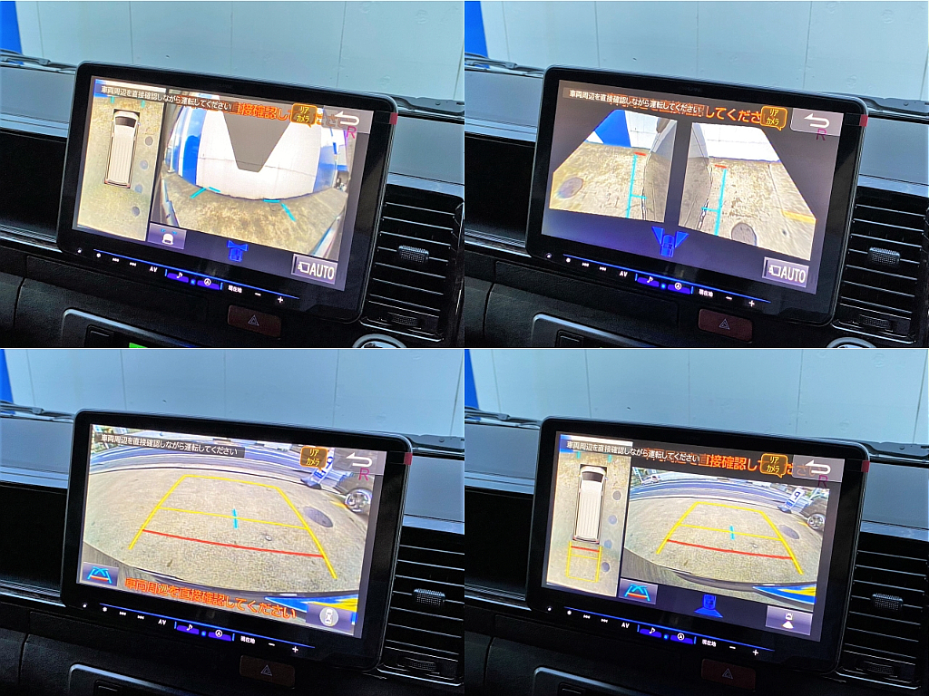フロント サイド リアカメラ完備！！パノラミックビューモニター機能もついてますよ♪