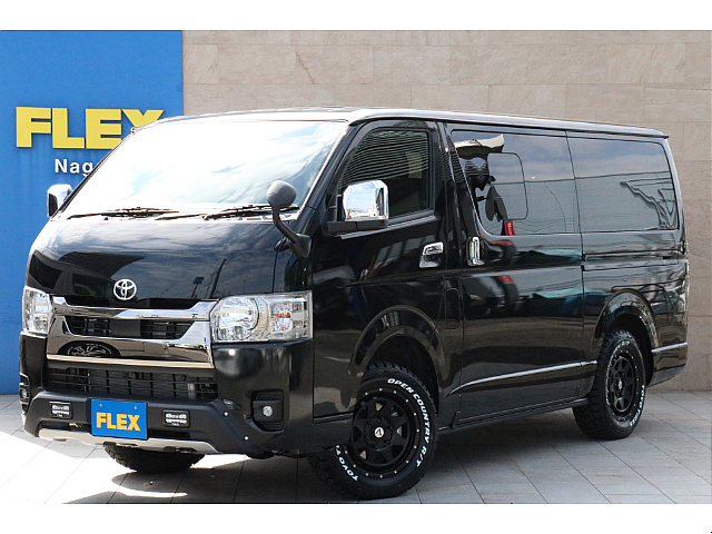 新車未登録車　ハイエースバンS-GL DP2 ディーゼル４WD TRDフロントスポイラー フローリング施工 その他カスタム多数！　ご入庫致しました♪【全国陸送ご納車可能】