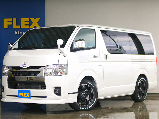 ハイエースバン　S-GL　ダークプライムⅡ　2.0L　ガソリン２WD　ローダウン　FLEXオリジナルカスタム