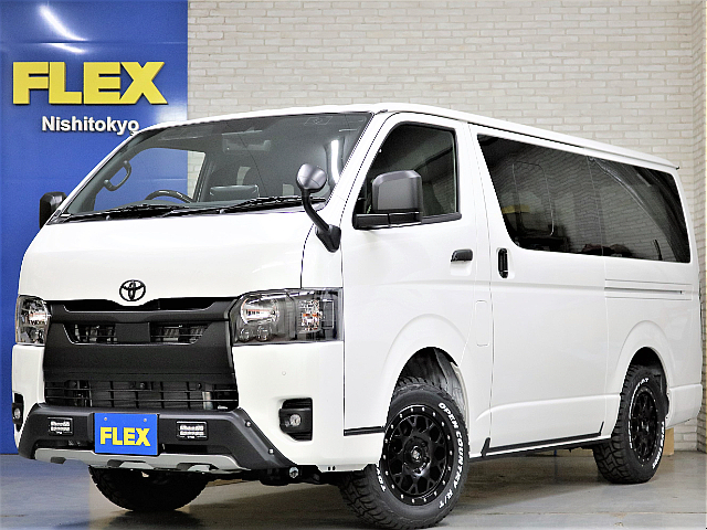 新車ハイエースＶダークプライムⅡ２８００ディーゼル４ＷＤブラックエディション完成致しました！！アルパイン１１インチナビベットＫＩＴ装備！！店頭在庫車、即納車ご対応可能！！