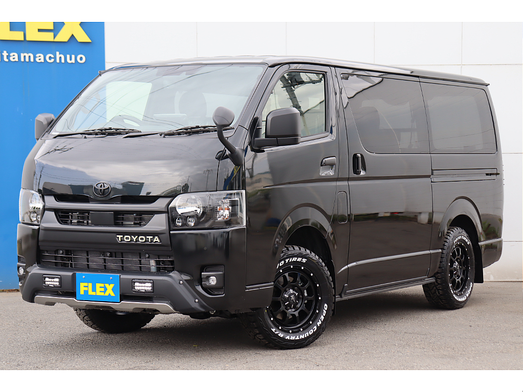 新車ハイエースＶ　スーパーＧＬダークプライムⅡ　2800クリーンディーゼル４ＷＤ　両側自動ドア