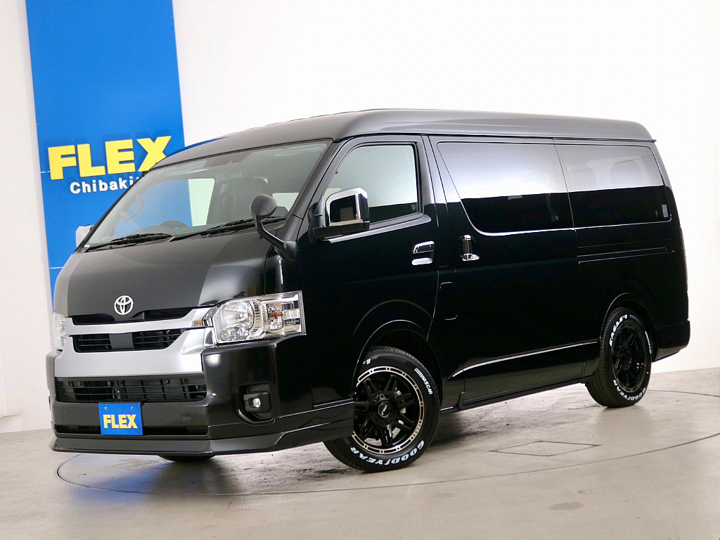 新車未登録　ハイエースワゴンＧＬ　１０人乗り３ナンバー登録　ガソリン４ＷＤ　寒冷地仕様　ＦＬＥＸオリジナル内装アレンジ【Ｒｅｌａｘｉｎｇ】！