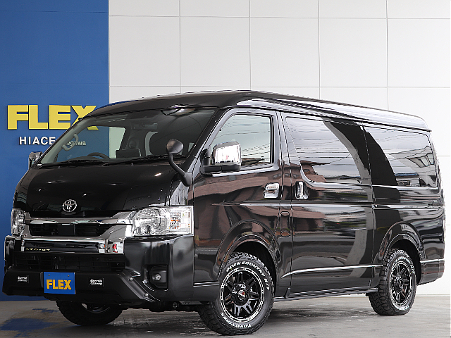 新車ハイエースワゴンGLガソリン4WDパールホワイト人気のフローリング施工済みのお車入庫致しました☆☆