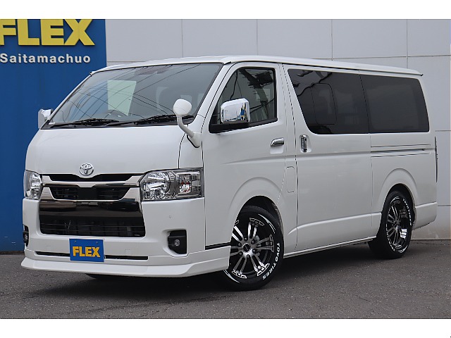 ハイエースＶ　スーパーＧＬダークプライムⅡ　2000ガソリン　小窓付きスライドドア