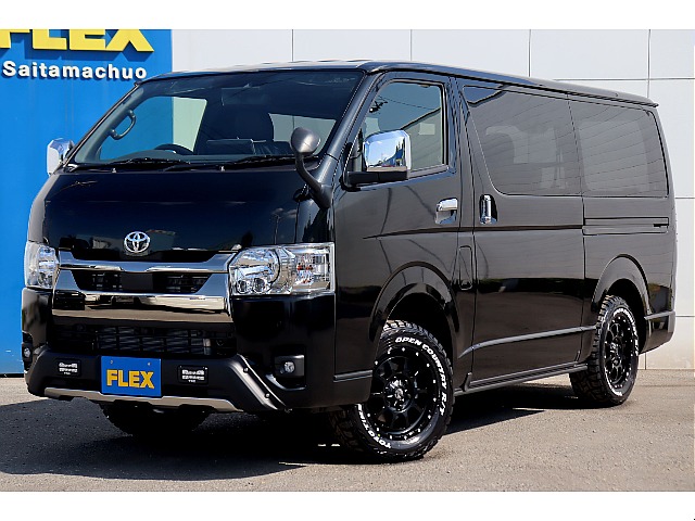 新車ハイエースＶ　スーパーＧＬダークプライムⅡ　2800クリーンディーゼル４ＷＤ　両側パワースライドドア