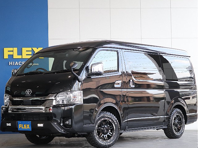 新車ハイエースS-GLワイド４WDフローリング内装で両側オートスライドドアの４WDらしい装備盛沢山なお車が入庫しました♪