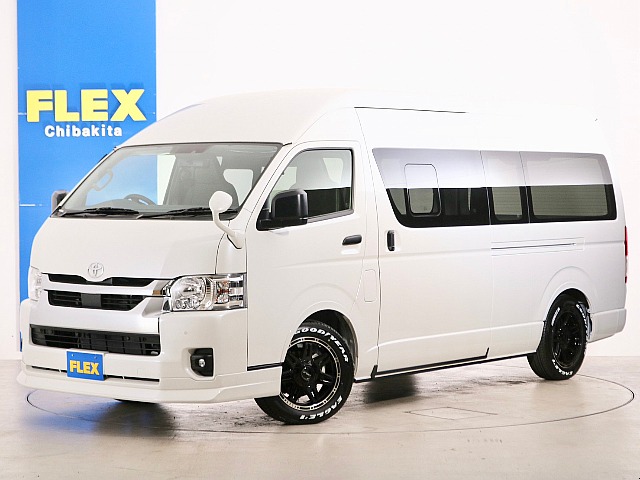 新車　ハイエースバン　ＤＸ　スーパーロングハイルーフ　ＤＴ４ＷＤ　床張りカスタムＰＫＧ！