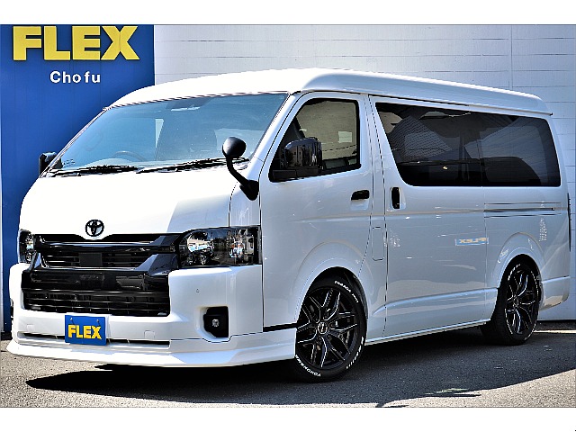 ハイエース調布店までお電話/メール/LINEをお待ちしております！新車ダークプライムⅡワイドバン！大迫力のブラックエディション！