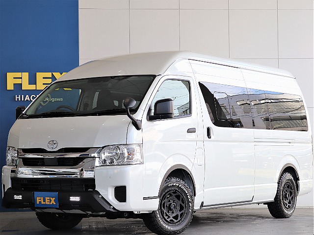 新車ハイエーススーパーロングDXGLパッケージ４WDディーゼルターボ仕事でもトランポとしても人気のスーパーロングをベースに作成しました！！
