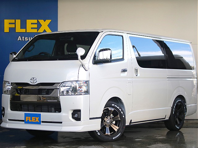 ハイエース　バン　S-GL　ダークプライムⅡ　2.8L　ディーゼル４WD　FLEXオリジナルカスタム！