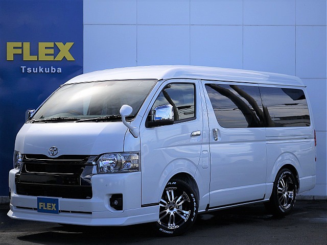 ハイエースバン2.7スーパーGLダークプライムⅡワイドミドルルーフ４ＷＤロング入庫しました！