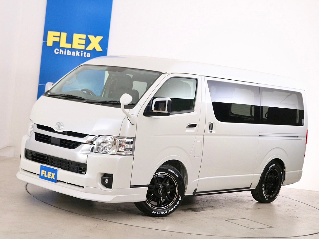 新車　ハイエースワゴンＧｌ　１０人乗り３ナンバー登録　ガソリン４ＷＤ　寒冷地仕様　ＦＬＥＸオリジナル内装アレンジ【Ｒｅｌａｘｉｎｇ】！