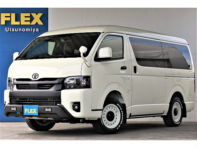 【新車】ハイエースワゴン2.7GLロング　ミドルルーフ4WD　おしゃれなライトイエロー！！ベッドキット・テーブル付き！