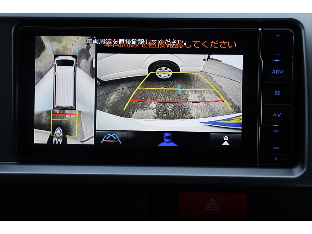 360度車両周辺が確認可能なパノラミックビューモニター装着済み！