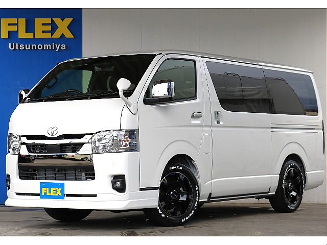 【ダークプライムⅡ】ハイエースバン2.8ダークプライムⅡ特別仕様車　ディーゼル４ＷＤ　小窓付き！