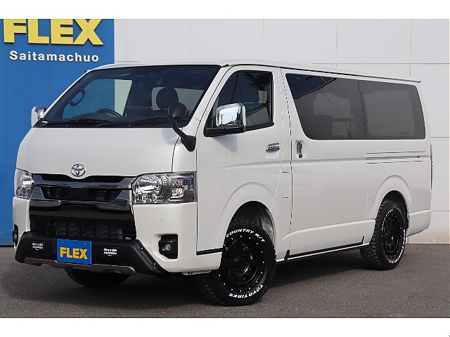 新車ハイエースＶ　スーパーＧＬダークプライムⅡ　2800クリーンディーゼル４ＷＤ　両側パワースライドドア