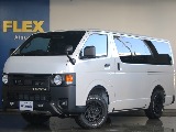 ハイエース　バン　S-GL　ダークプライムⅡ　2.8L　ディーゼル４WD　FLEXオリジナル内装架装Ver.4！サブバッテリー搭載！