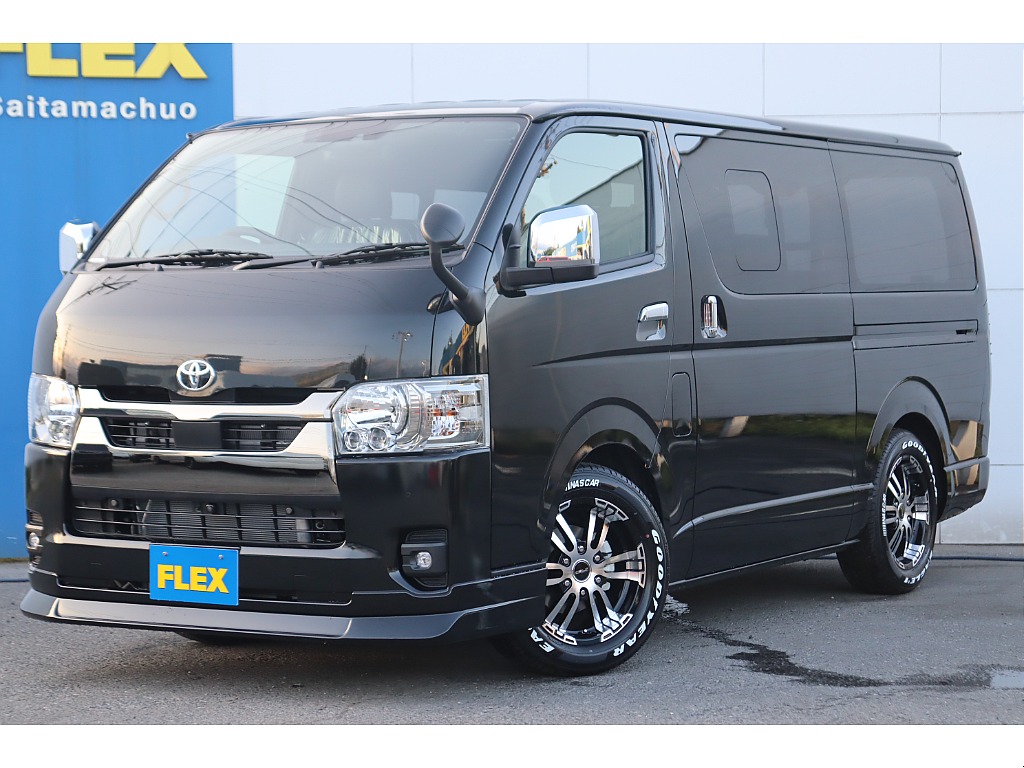 新車ハイエースＶ　スーパーＧＬダークプライムⅡ　２８００クリーンディーゼル　ＦＬＥＸカスタム