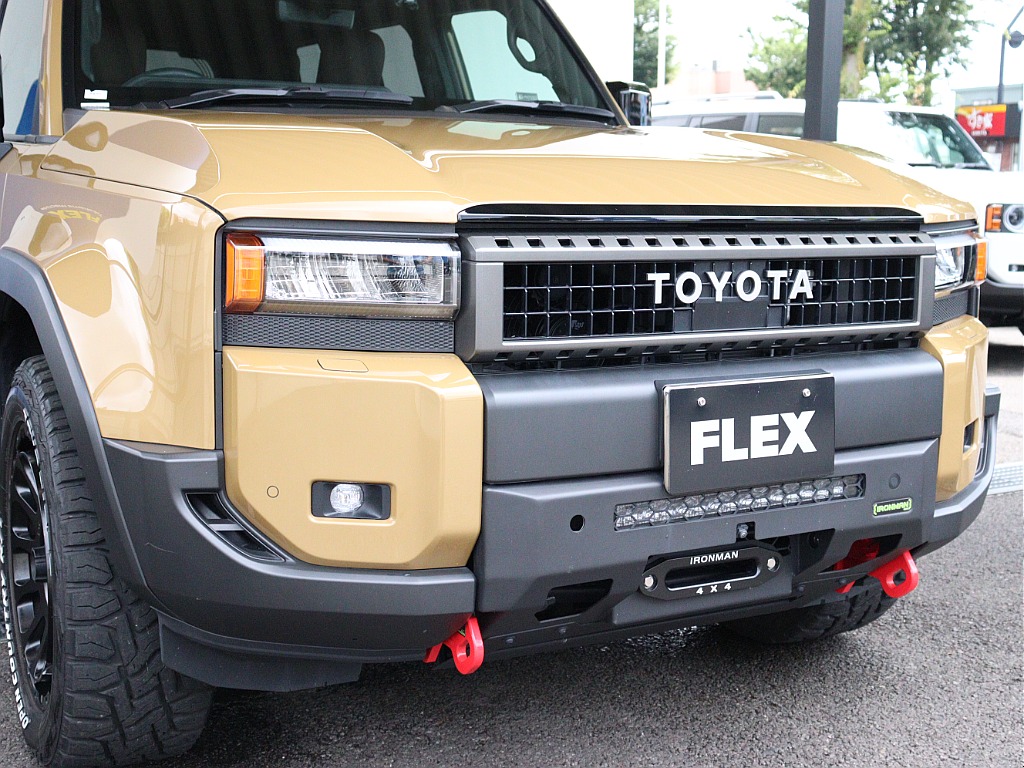 ＦＬＥＸデモカー一斉販売☆ＩＲＯＮＭＡＮ　ＲＡＩＤ ＩＮＳＥＲＴ ＢＡＲ☆ＩＲＯＮＭＡＮ　ＲＡＩＤ ＲＯＯＦ ＲＡＣＫ☆サンドカラー☆リフレクター式３眼ＬＥＤヘッドランプ☆