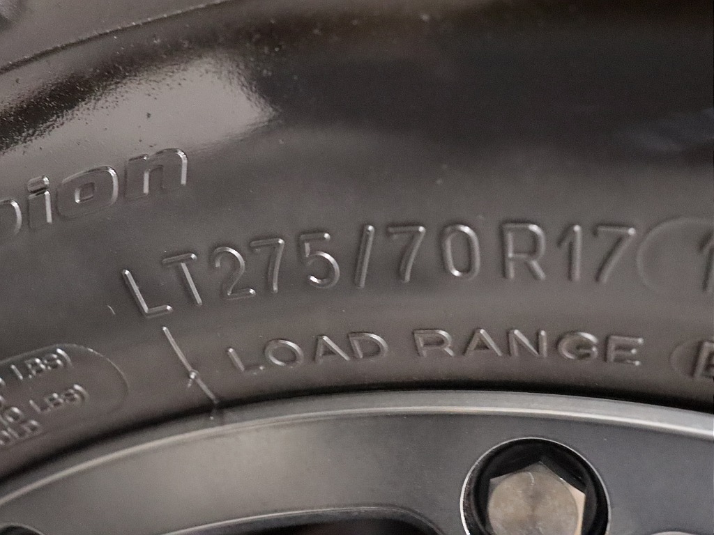 タイヤサイズ！