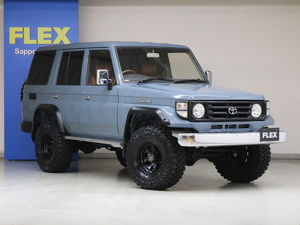 リフトＵＰ☆７０後期フェイス換装☆全塗装アンヴィルグレー☆各所ブラックアウト☆新品メッキドアミラーカバー☆新品ＬＥＤテールランプ☆新品タイヤ＆ホイール☆