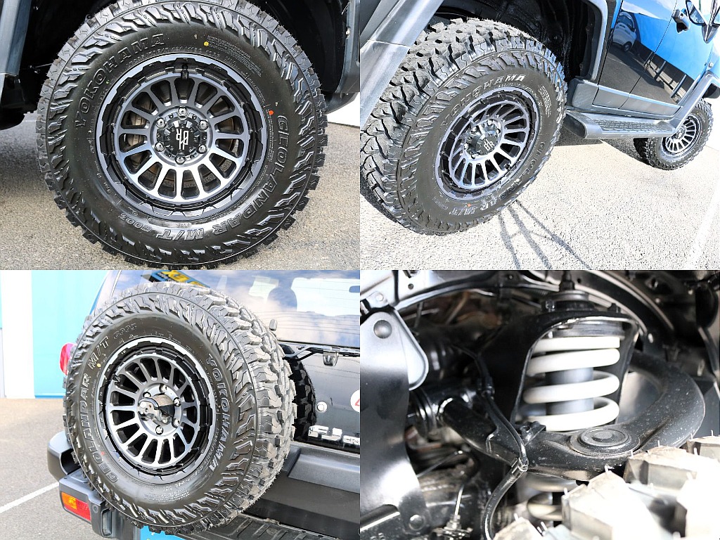 FLEXオリジナルのBHRリザード17インチAWにYOKOHAMAジオランダーM/Tタイヤを装着！FJクルーザーにバッチリの人気タイヤ＆ホイール