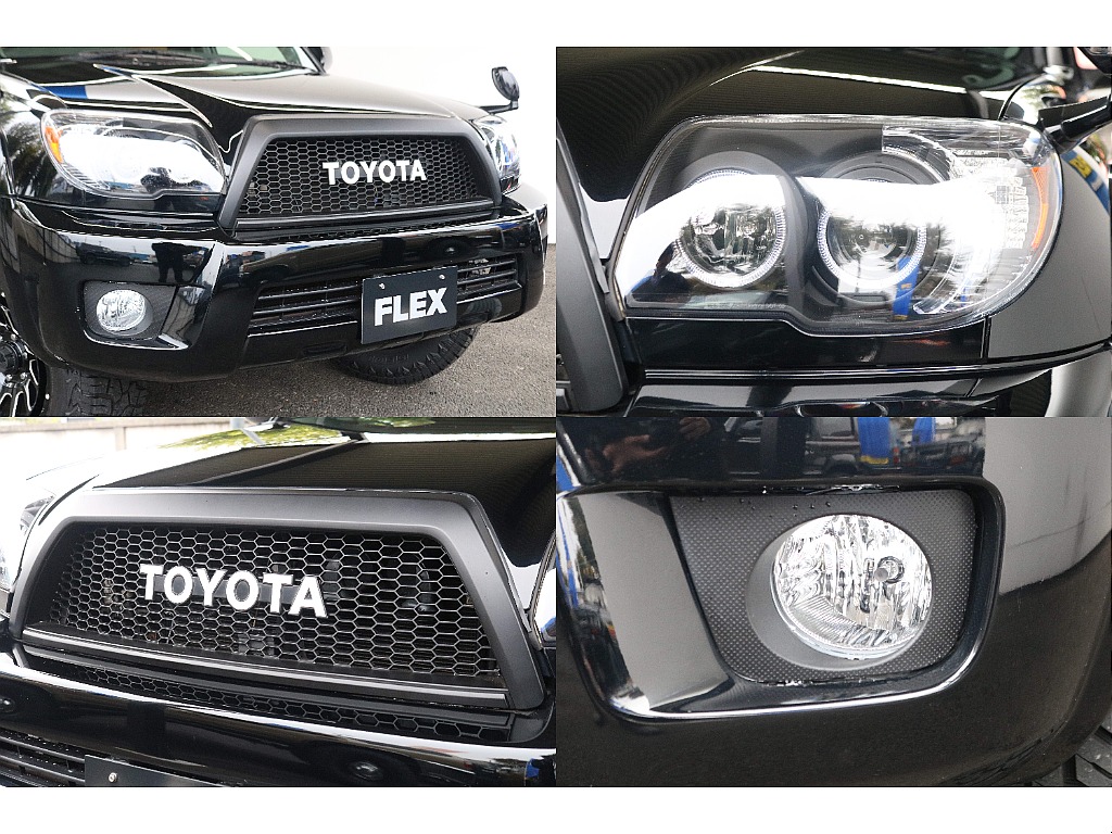 インナーブラックヘッドライトやTOYOTAロゴグリルがとてもかっこいいです♪