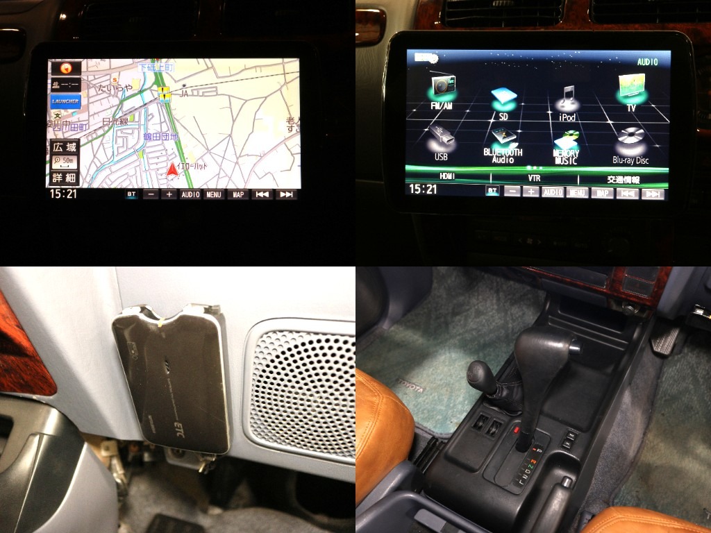 フローティングナビ装着により快適な車内に。