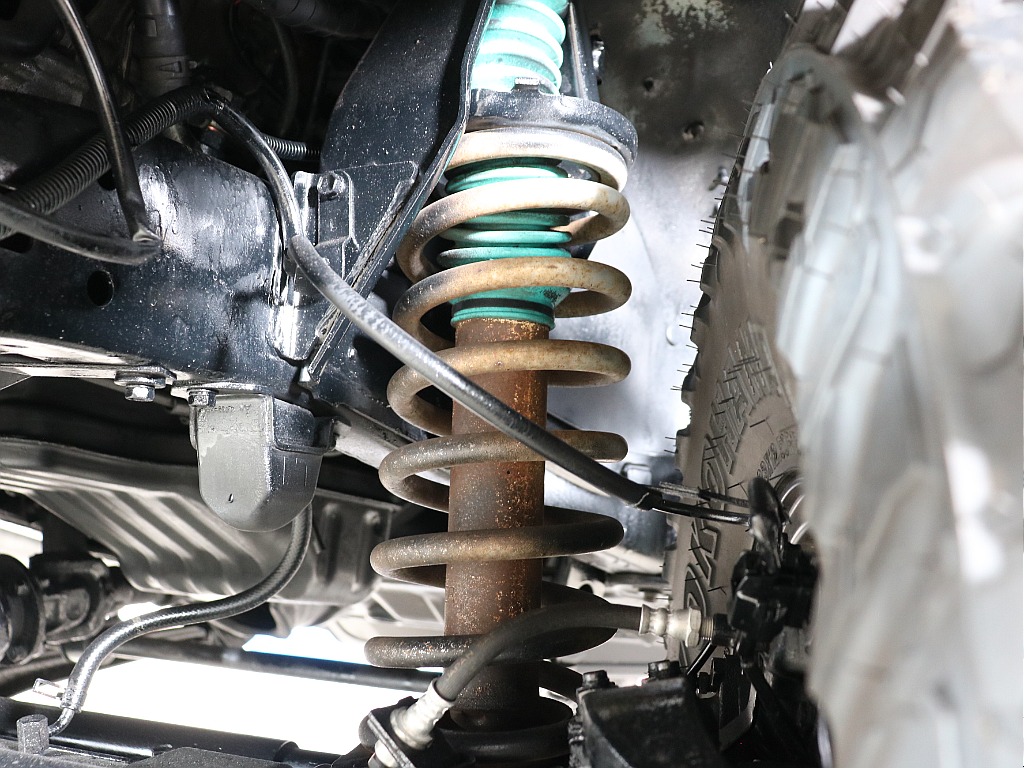 足回りはご覧の通り！