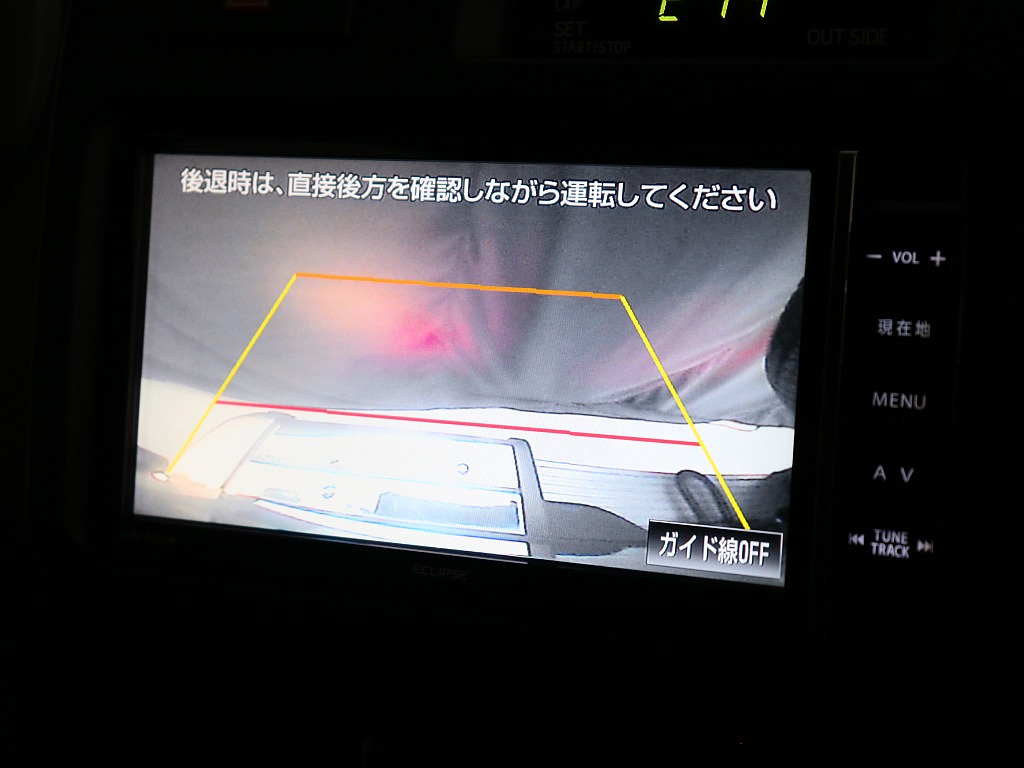 バックカメラも完備！