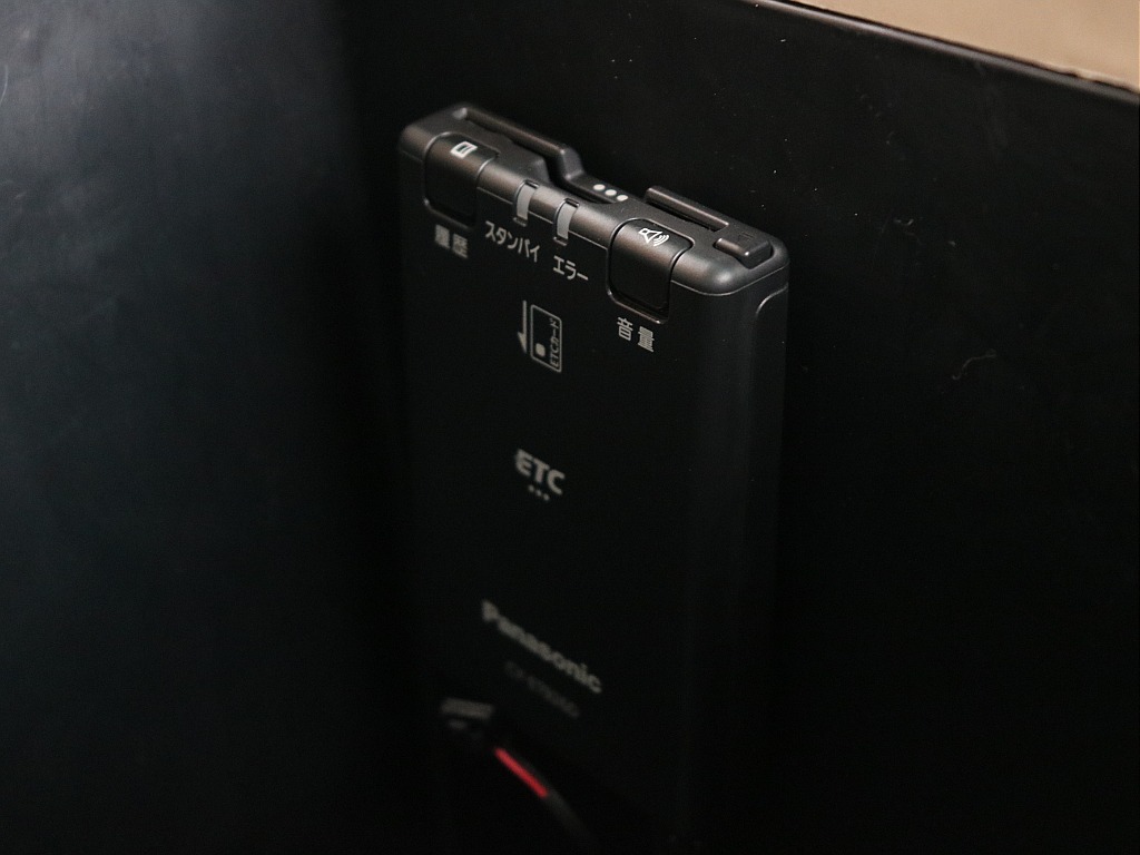 ETC車載器搭載！こちらもマストな便利アイテム！